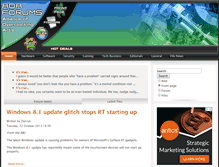 Tablet Screenshot of aoaforums.com